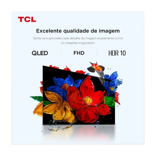 Smart TV 32POL TCL QLED 32S5K Preto
