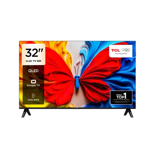 Smart TV 32POL TCL QLED 32S5K Preto