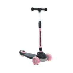 Patinete Bandeirante Skatenet LED 1549 Preto/Rosa