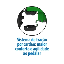 Trator a Pedal Bandeirante 1238 Verde