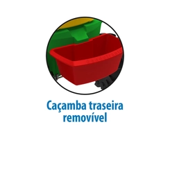 Trator a Pedal Bandeirante 1238 Verde