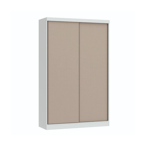 Guarda-Roupa 2 Portas Reversíveis Infinity 3927A Branco/Branco/Duna SE