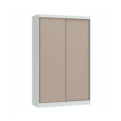 Guarda-Roupa 2 Portas Reversíveis Infinity 3927A Branco/Branco/Duna SE