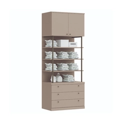 Guarda-Roupa 2 Portas Smart Tube 6314M Duna Line SE