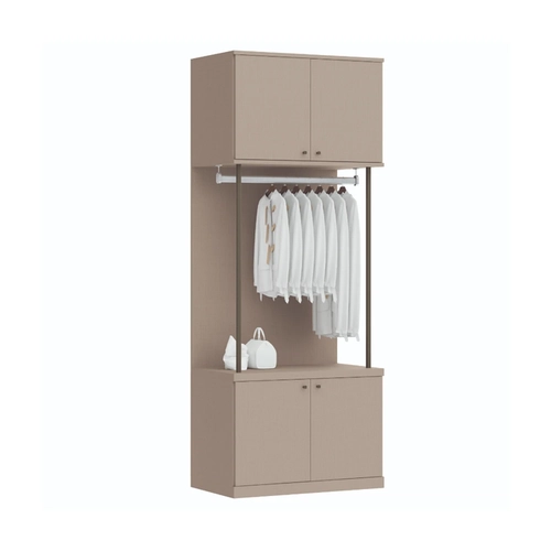 Guarda-Roupa 4 Portas Smart Tube 6315M Duna Line SE