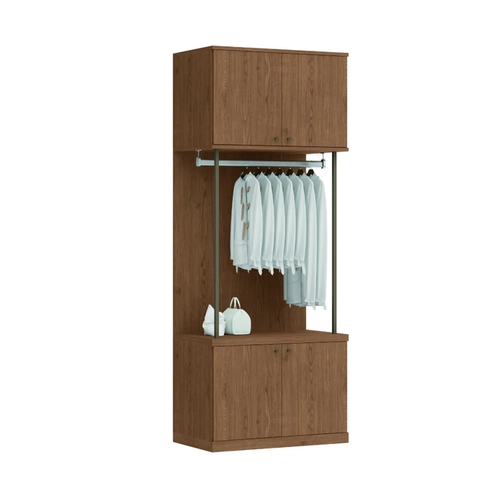 Guarda-Roupa 4 Portas Smart Tube 6315M Macadâmia SE