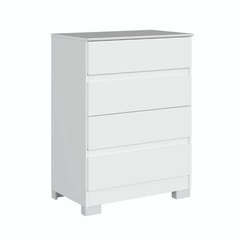Cômoda Castro 4 Gavetas Maia 5082A Branco Line SE