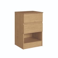 Mesa de Cabeceira Castro Aurora 2 Gavetas 5080A Angelin SE