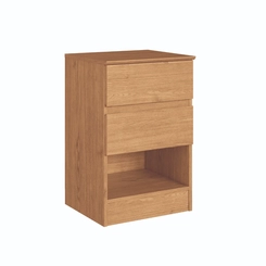 Mesa de Cabeceira Castro Aurora 2 Gavetas 5080A Cedro SE