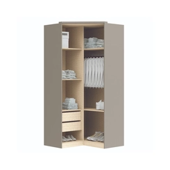 Guarda-Roupa 2 Portas Castro Elegance 4206A Níquel/Angelin SE