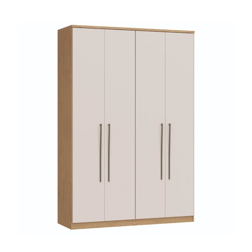 Guarda-Roupa 4 Portas Castro Elegance 4240A Angelin/Blanc/Boucle SE