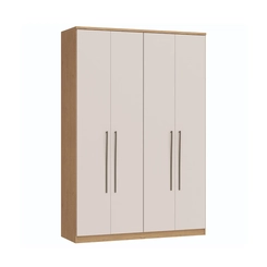 Guarda-Roupa 4 Portas Castro Elegance 4240A Angelin/Blanc/Boucle SE