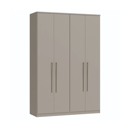Guarda-Roupa 4 Portas Castro Elegance 4240A Níquel/Boucle SE
