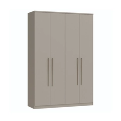 Guarda-Roupa 4 Portas Castro Elegance 4240A Níquel/Boucle SE