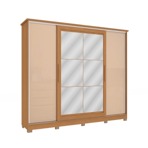 Guarda-Roupa 4 Portas Kappesberg CB01N565-CNMC Canela/Macadâmia SE