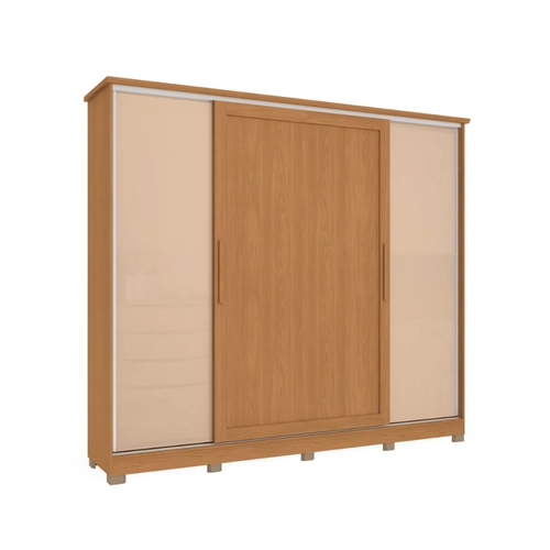 Guarda-Roupa 4 Portas Kappesberg CB03N565-CNMC Canela/Macadâmia SE