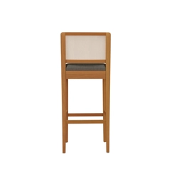 Banqueta Kappesberg Estofada 1BMM005CA-A048A Mescla Chumbo SE