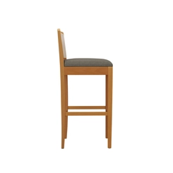 Banqueta Kappesberg Estofada 1BMM005CA-A048A Mescla Chumbo SE