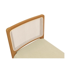 Banqueta Kappesberg Estofada 1BMM005CA-A052A Areia SE