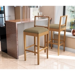 Banqueta Kappesberg Estofada 1BMM005CA-A057A Fendi SE