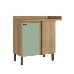 Balcão 94CM THB 1 Porta Finesse CF215 Capuccino/Menta SE