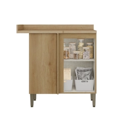 Balcão 94CM THB 1 Porta Finesse CF215 Capuccino/Menta SE