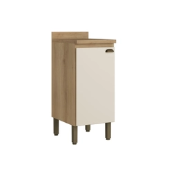 Balcão 40CM THB 1 Porta Finesse CF341 Capuccino/Off White SE