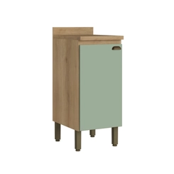 Balcão 40CM THB 1 Porta Finesse CF347 Capuccino/Menta SE