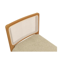 Banqueta Kappesberg Estofada 1BMM005CA-A058A Bege SE