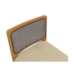 Banqueta Kappesberg Estofada 1BMM005CA-A058B Bege SE