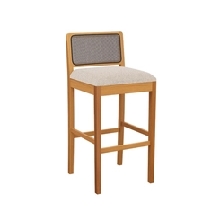 Banqueta Kappesberg Estofada 1BMM005CA-A065B Areia SE