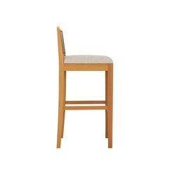 Banqueta Kappesberg Estofada 1BMM005CA-A065B Areia SE