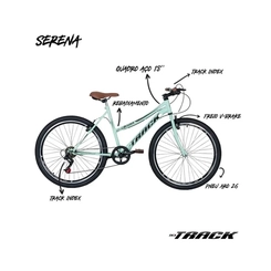 Bicicleta Aro 26 Track Serena Verde Menta