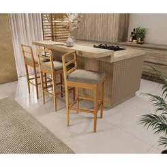 Banqueta Kappesberg Estofada 1BMM006CA-A051 Fendi SE