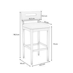 Banqueta Kappesberg Estofada 1BMM007CA-A057 Fendi SE