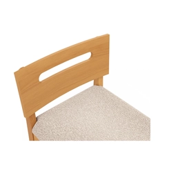 Banqueta Kappesberg Estofada 1BMM007CA-A065 Mesclado Areia SE