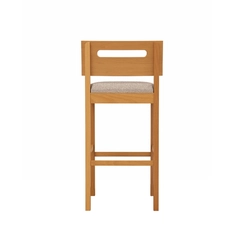Banqueta Kappesberg Estofada 1BMM007CA-A065 Mesclado Areia SE