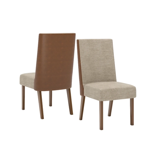 Cadeira Henn Anne PAR S33-535 Nature Corano Caramelo/Creme