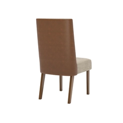 Cadeira Henn Anne PAR S33-535 Nature Corano Caramelo/Creme
