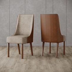 Cadeira Henn Ivy PAR S36-535 Nature Corano Caramelo/Creme SE