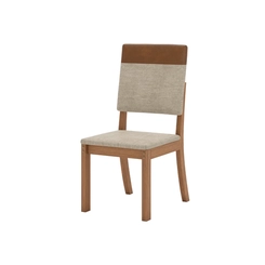 Cadeira Henn Milla Plus 4 Unidades S38-535 Nature Corano Caramelo/Creme SE