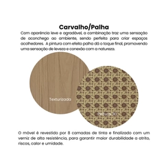 Aparador Artely Trama 4637 Carvalho SE