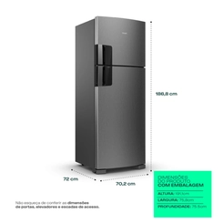 Geladeira 2 Portas Frost Free 455L Consul CRM53MKANA Inox