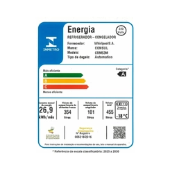 Geladeira 2 Portas Frost Free 455L Consul CRM53MKANA Inox