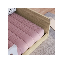 Cama Solteiro Completa Móveis Montessoriana AFT015 Aveiro/OAK/Branca SE
