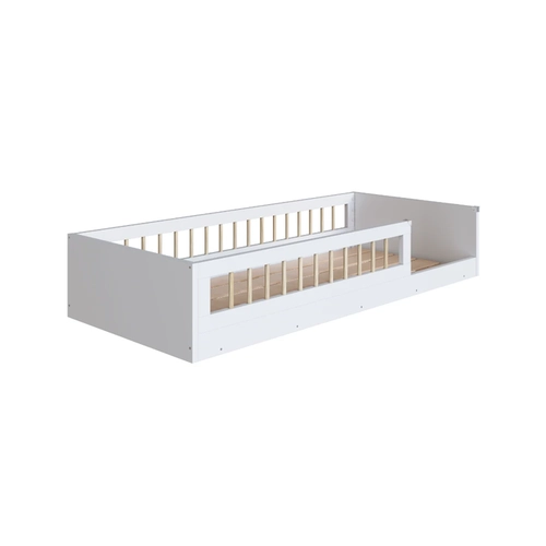 Cama Solteiro Completa Móveis Montessoriana AFT015 Branca SE