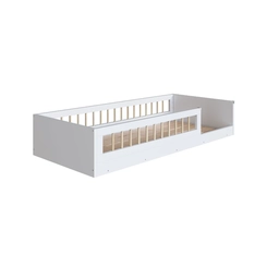 Cama Solteiro Completa Móveis Montessoriana AFT015 Branca SE