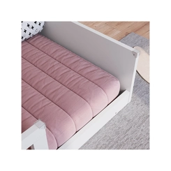Cama Solteiro Completa Móveis Montessoriana AFT015 Branca SE