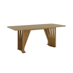 Mesa de Jantar com 6 Lugares Henn Adriana 80x200x100cm SC136-128 Nature SE