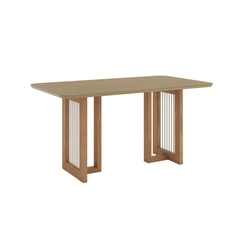 Mesa de Jantar com 6 Lugares Henn Yara 80x160x90cm SC135-128 Nature SE